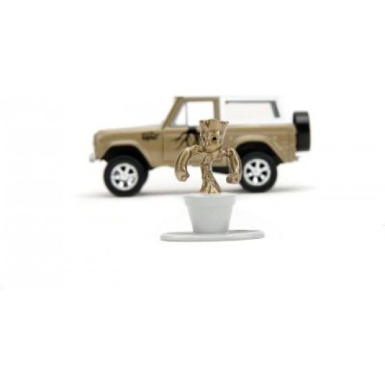 Метален автомобил Ford Bronco с Груут 1973 1:32 Jada Toys 253223018