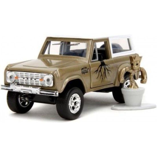 Метален автомобил Ford Bronco с Груут 1973 1:32 Jada Toys 253223018