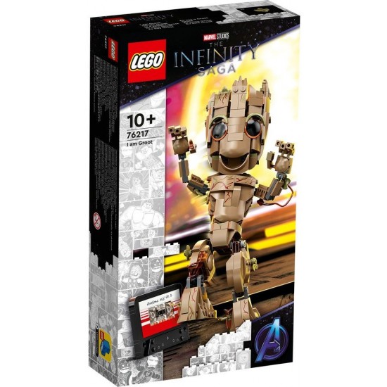 Конструктор LEGO Marvel Avengers Аз съм Грут 76217