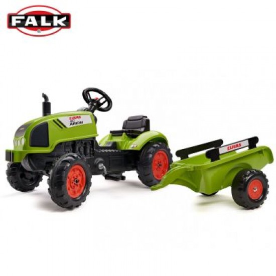 Детски трактор с и ремарке Claas FALK 2041C