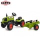 Детски трактор с и ремарке Claas FALK 2041C