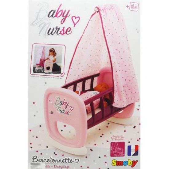 Легло за кукли Baby Nurse Bercelonnette Smoby 220338