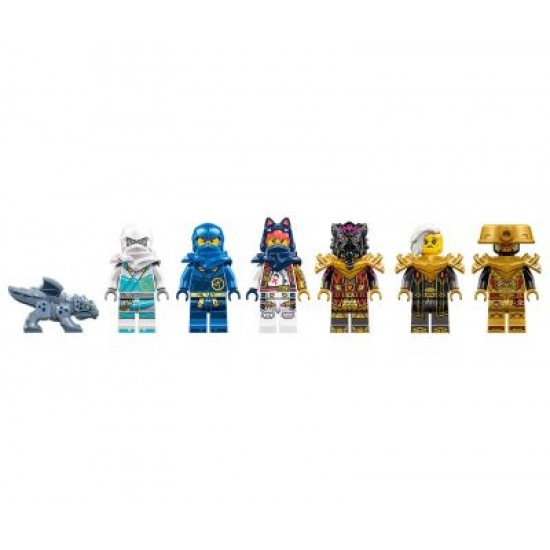 Конструктор LEGO NINJAGO 71796 - Стихиен дракон срещу робот на Императрицата