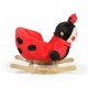 Детска плюшена люлка Ladybug музикална