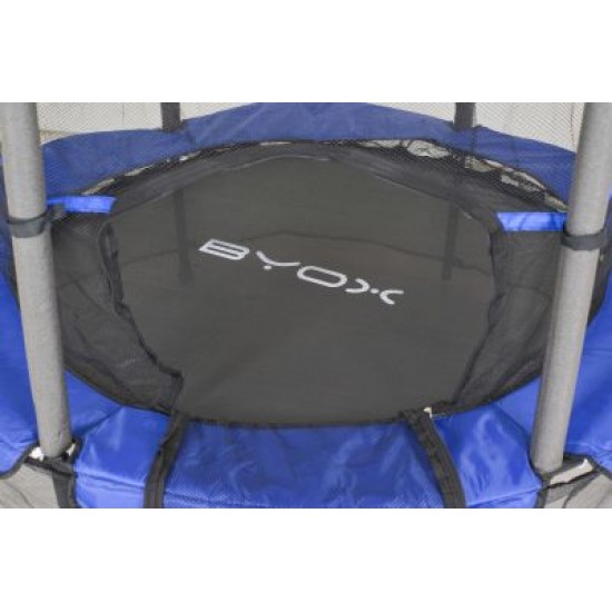 Батут с вътрешна мрежа HOP Byox 4.5FT 140 см син