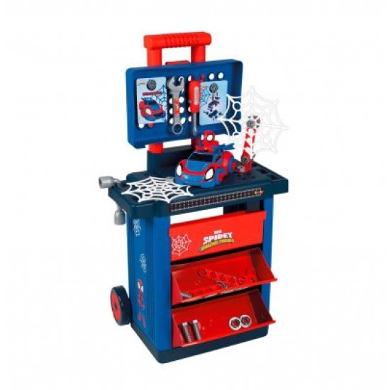 Детска маса с инструменти Spidey Tool Trolley Smoby 7600360214