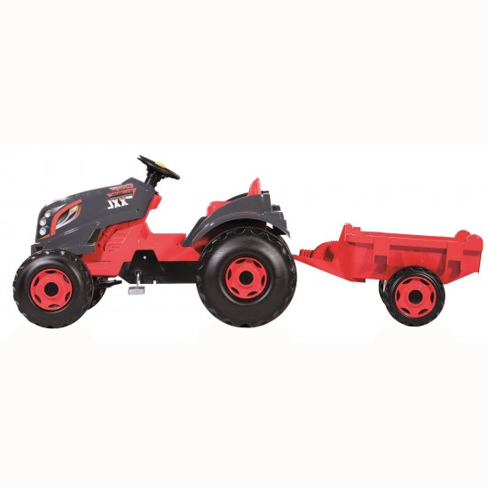 Детски трактор с педали и ремарке Smoby Stronger XXL 7600710200