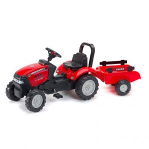 Детски трактор с ремарке и педали Case Falk F961B