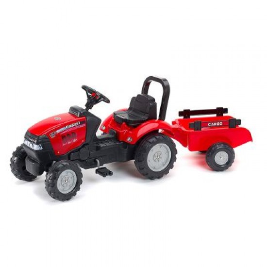 Детски трактор с ремарке и педали Case Falk F961B