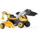Детски трактор с педали,ремарке и товарач Smoby Builder Max