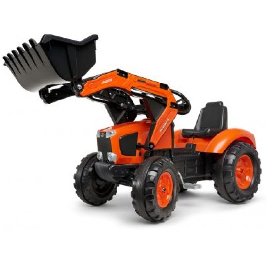 Детски трактор с педали и гребло Kubota FALK F2062D