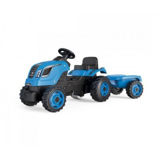 Детски трактор с педали и ремарке Farmer XL Smoby 7600710129
