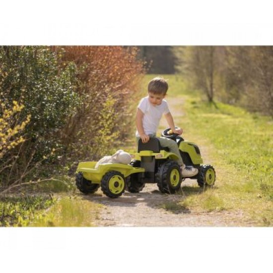 Детски трактор с педали и ремарке Farmer XL Smoby