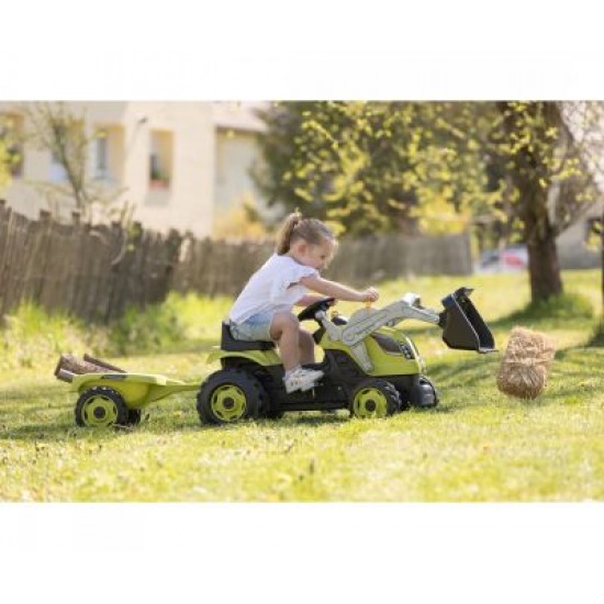 Детски трактор товарач с педали и ремарке Farmer Max Smoby 7600710132