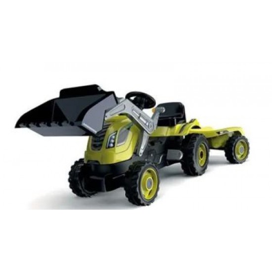 Детски трактор товарач с педали и ремарке Farmer Max Smoby 7600710132