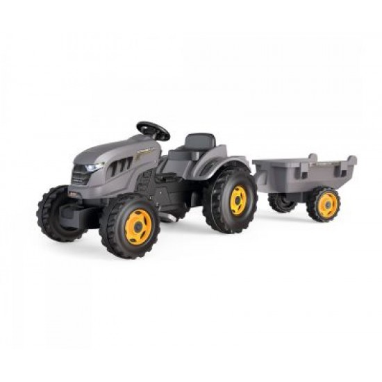 Детски трактор с педали и ремарке Stronger XXL Smoby 7600710202